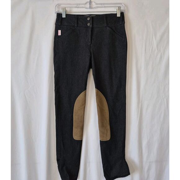 The Tailored Sportsman Black Tech Lite Boot Sock Riding Breeches 24 - Picture 4 of 11